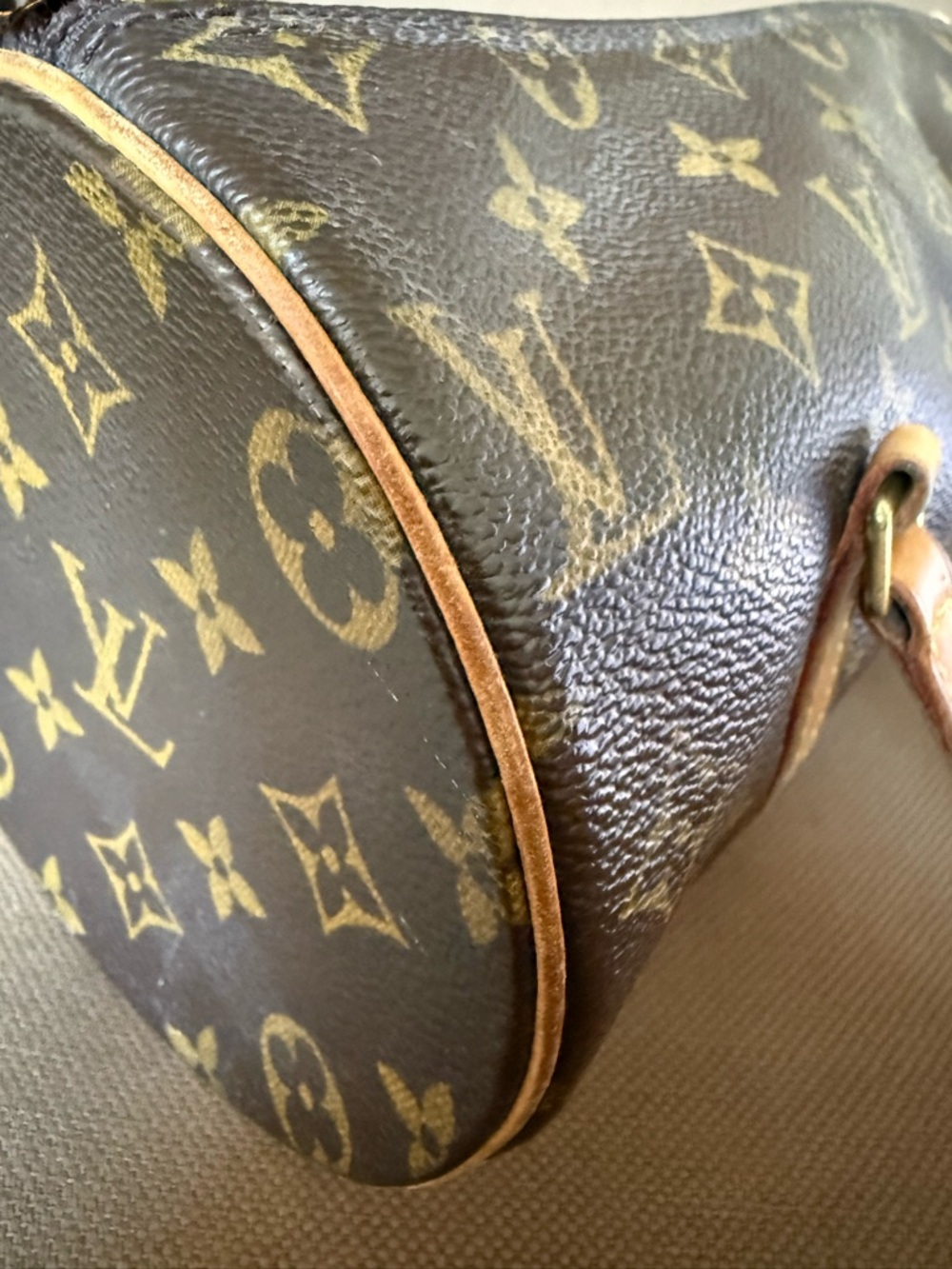Louis Vuitton Brown Monogram Canvas Papillon 26 Shoulder Bag - Picture 13 of 16